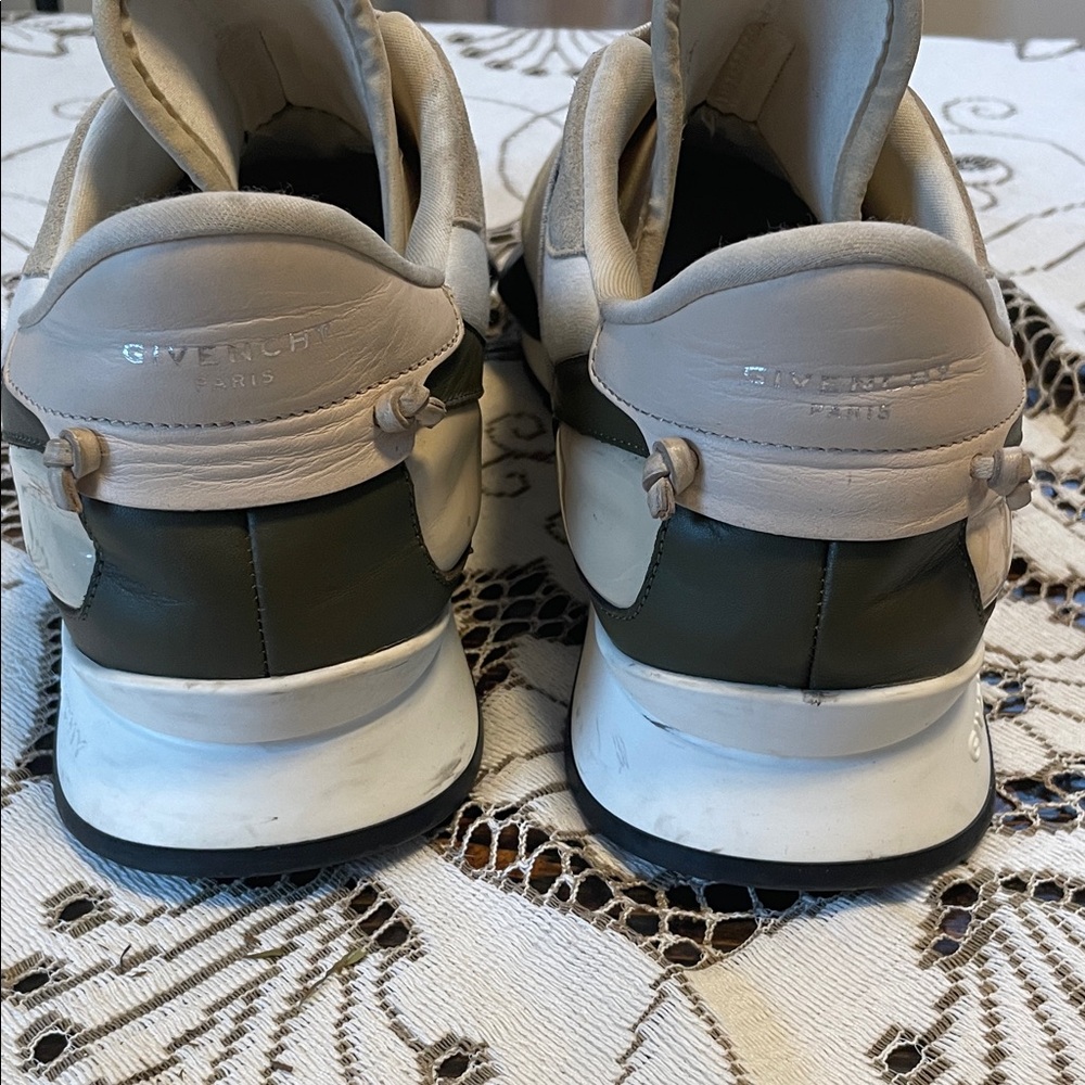 Givenchy Elastique Runner Ecru Black Elastic Slip… - image 13